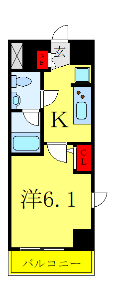 川口市西川口のマンションの間取り