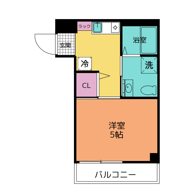 大田区大森西のマンションの間取り