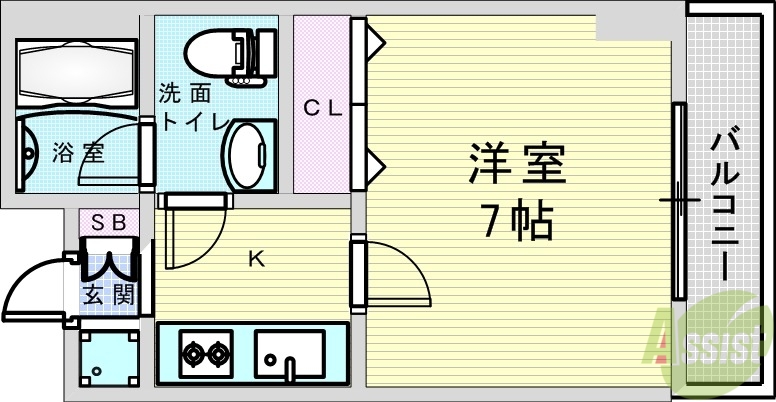 ヴェルドゥール茨木の間取り