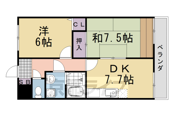 ジュンパルティールの間取り