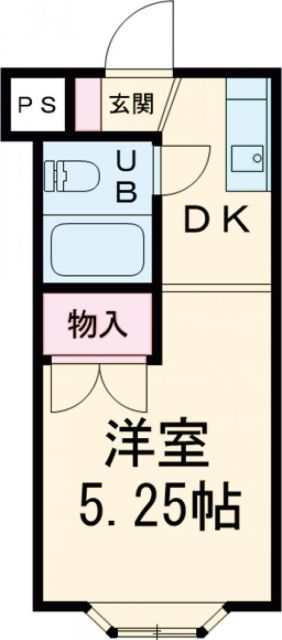 ヘリオス３７８谷保の間取り