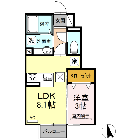 D-roomならはIIの間取り