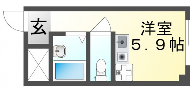 ハイムタケダT-４の間取り