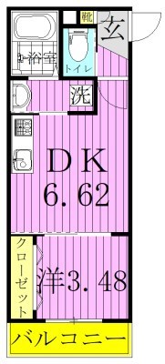 AJ南柏WestIの間取り