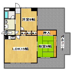 【ベネフィス鴨池Iの間取り】