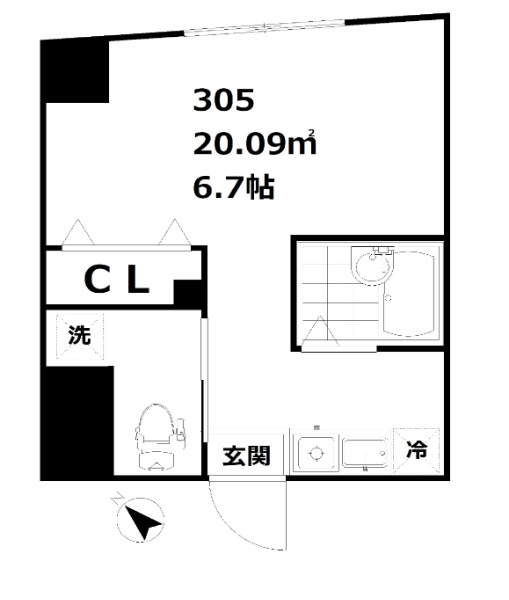 品川区東大井のマンションの間取り