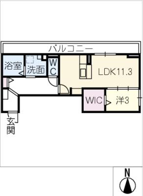 ディーシャンブル南丸之内　Ｄ棟の間取り