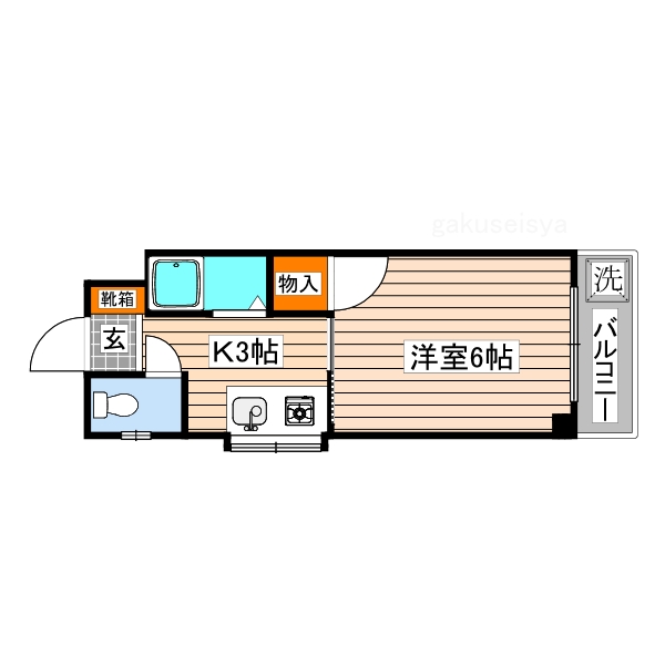 KUBOI曙ビルの間取り