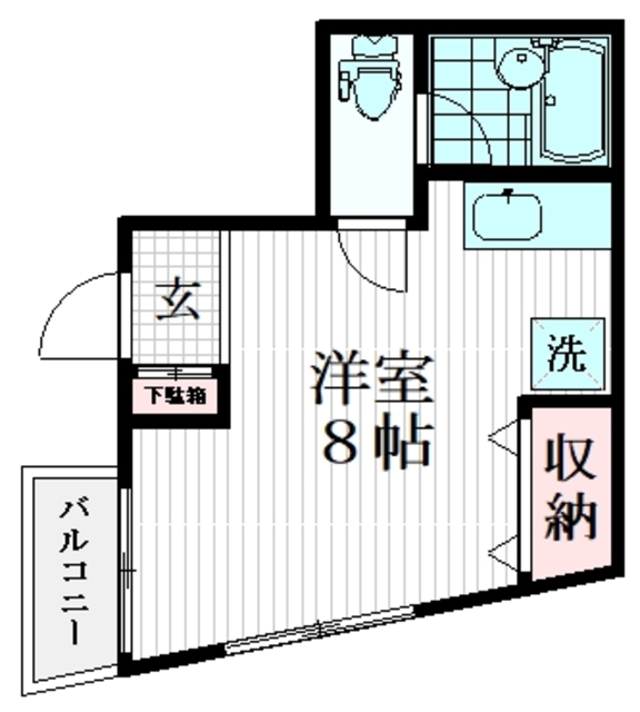 マンション里の間取り