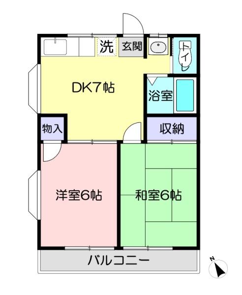 トヨダハイツの間取り