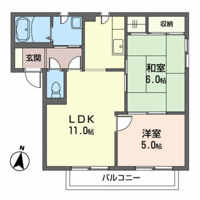 アークヒルズＳ２の間取り