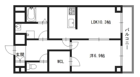 【Ｃａｐｉｔａｌ．ｉ　姫路の間取り】