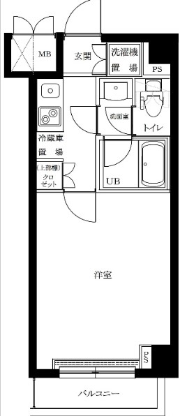 豊島区西巣鴨のマンションの間取り