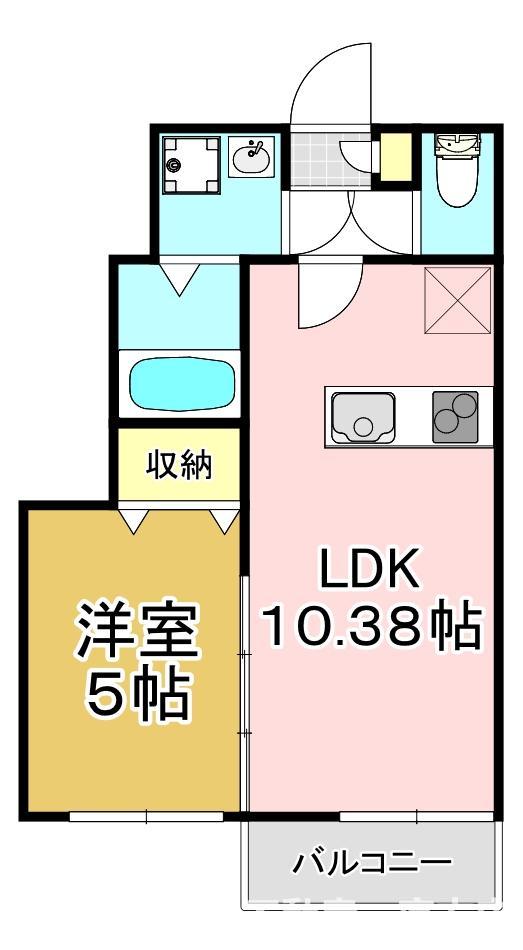 ブレッザ遠賀野A棟の間取り