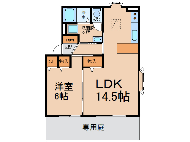 【ソシアの間取り】