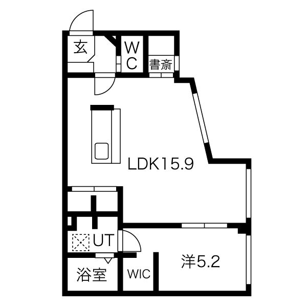 Ｒ－ｆｉｎｏ新さっぽろの間取り