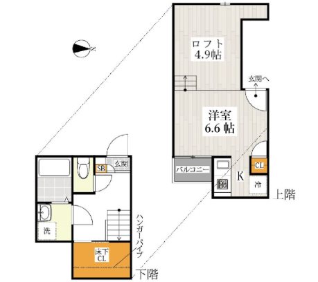 ADC京町Mareの間取り