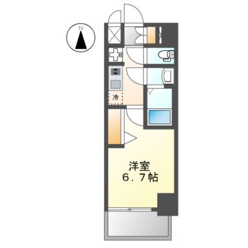 エステムコート名古屋グロースの間取り