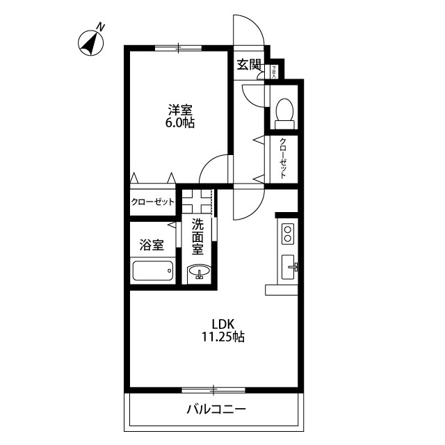 アンプルール　リーブル　Ａｚｕｍｉの間取り