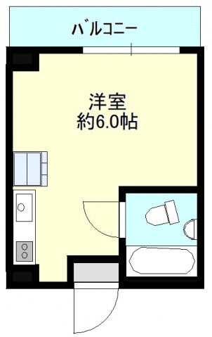 広島市西区天満町のマンションの間取り