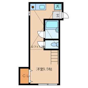 品川区東大井のアパートの間取り