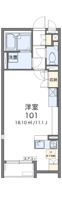 レオネクストAZALEAの間取り