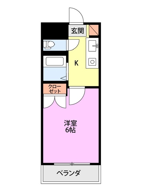 ロード上大川前の間取り