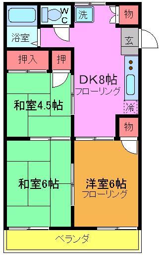 スカイハミングの間取り