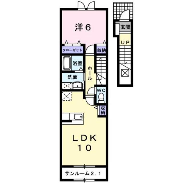 エスキベル　Ｂの間取り