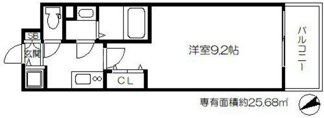 サムティ都島Northの間取り