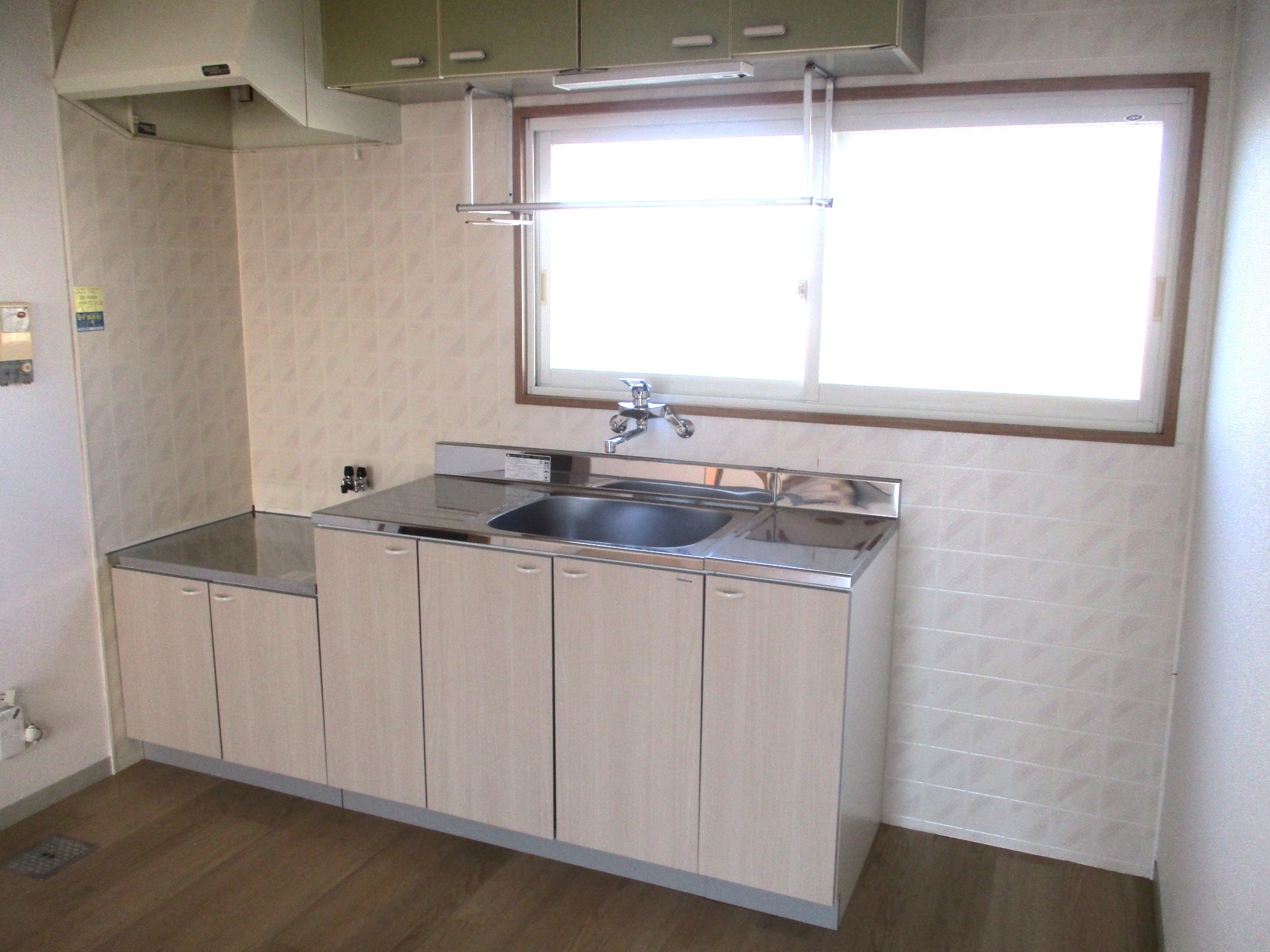 キッチン　キッチンは新品　シングルレバー