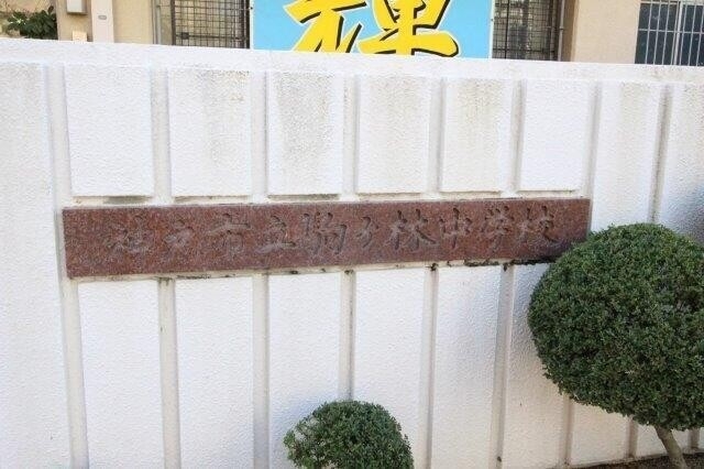 中学校　神戸市立駒ヶ林中学校（中学校）まで832m