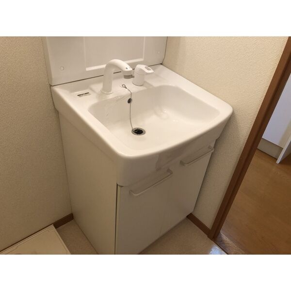 洗面設備　室内写真は別部屋の写真です。