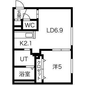 CASA東区役所前の間取り写真