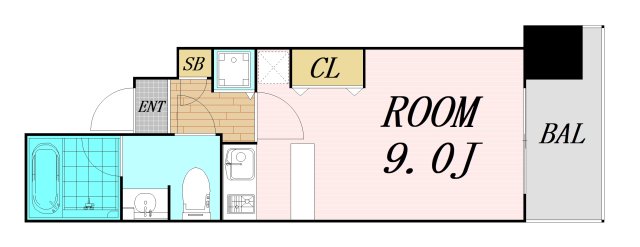 SK FUKUSHIMA GARDEN SUITEの間取り写真