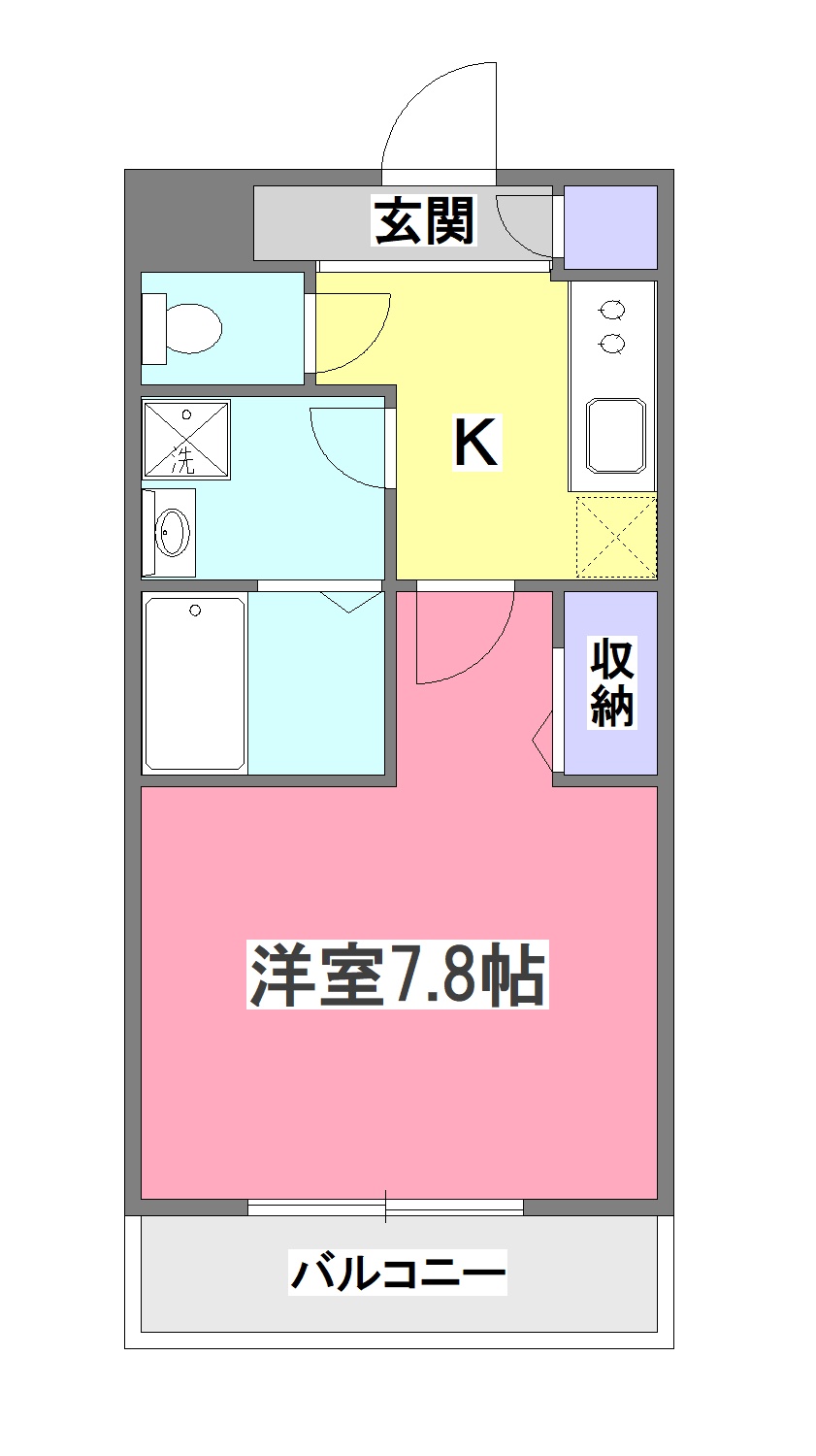 アンソレイユの間取り写真