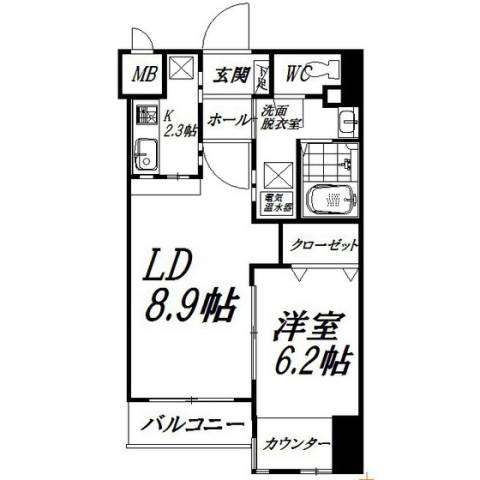 遠州鉄道 遠州病院駅 徒歩1分 14階建 築16年の間取り写真