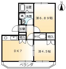 パルステージ21の間取り写真