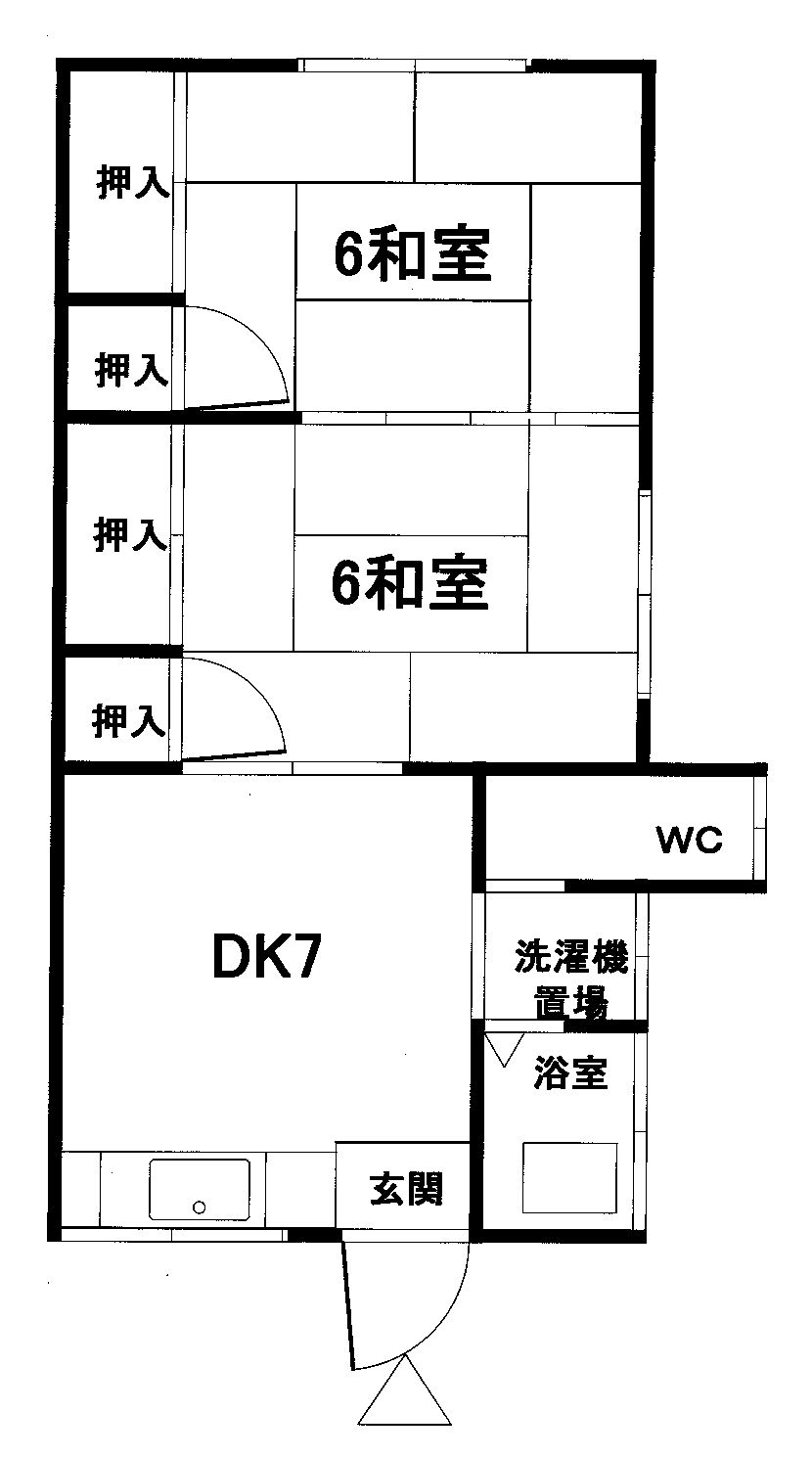 西山荘の間取り