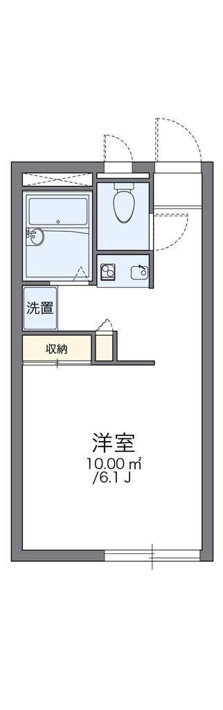 川崎市中原区今井西町のアパートの間取り