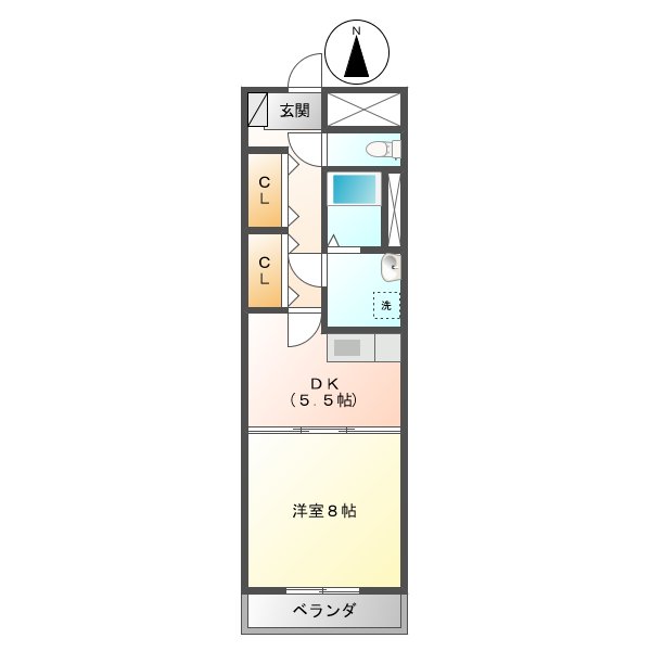 ミカーサ安島の間取り