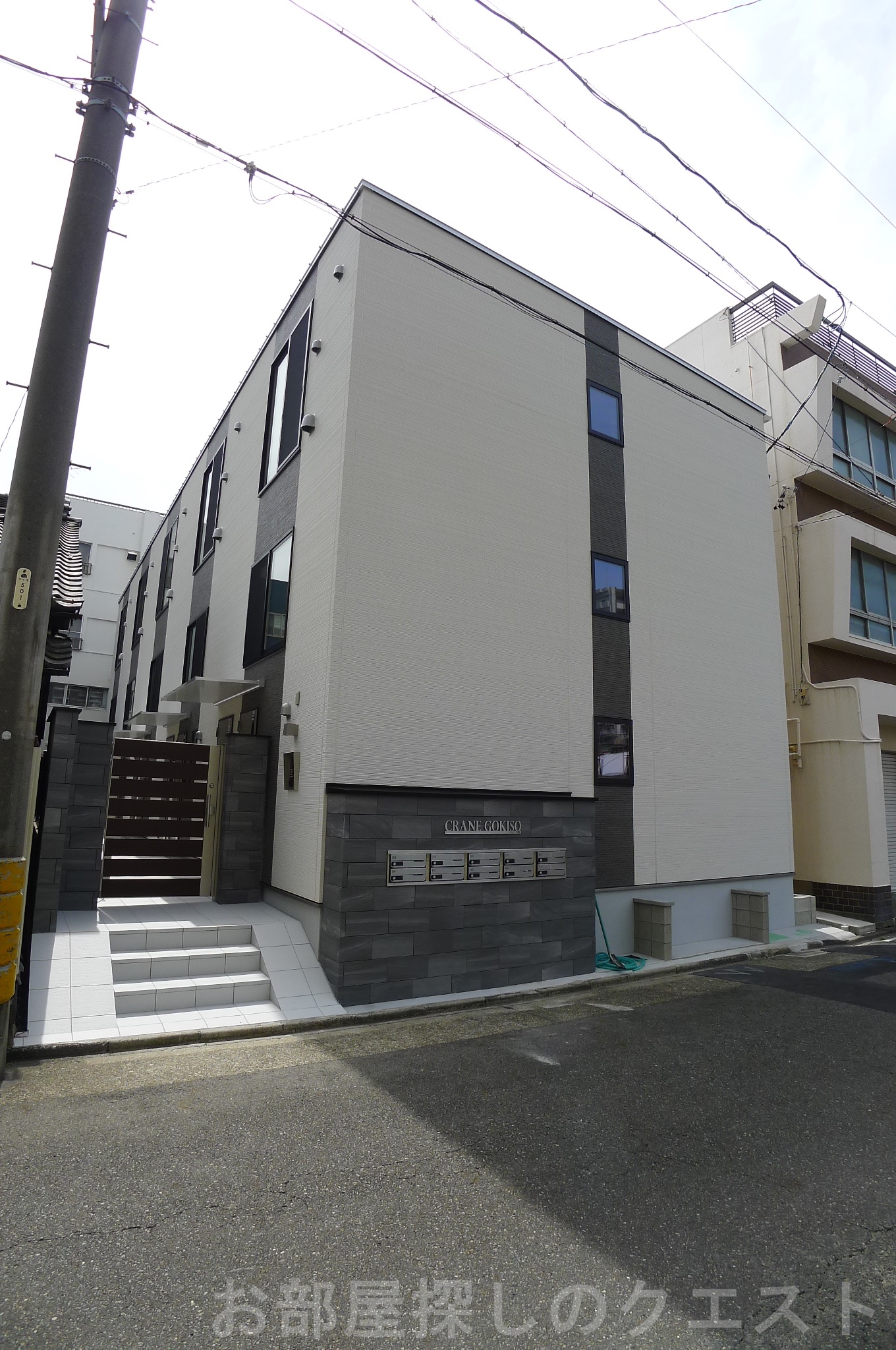 名古屋市昭和区若柳町のアパートの建物外観