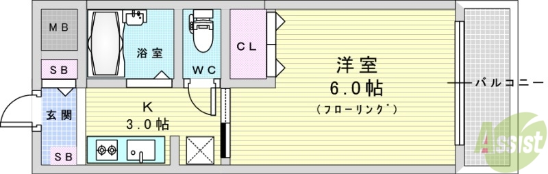 土井グランドマンション_間取り_0