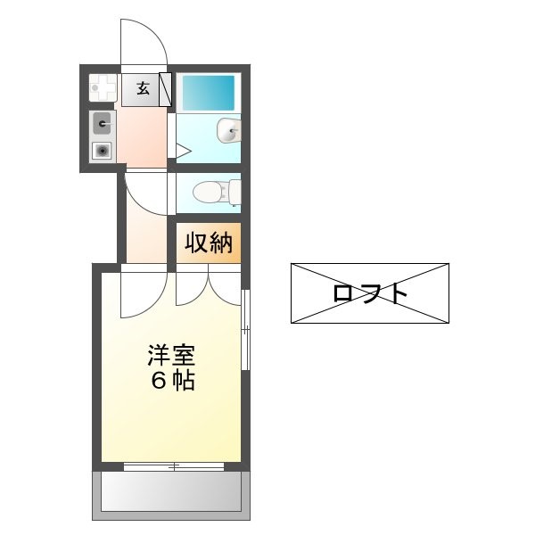 メープル上田IIの間取り