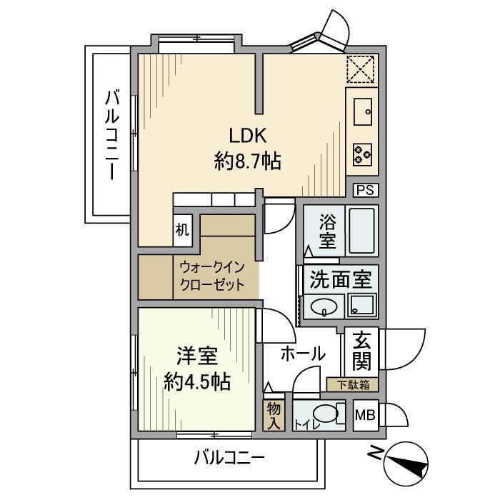 トーカンマンション藤ヶ丘IIの間取り