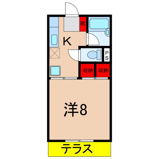 コーポ陽明3の間取り