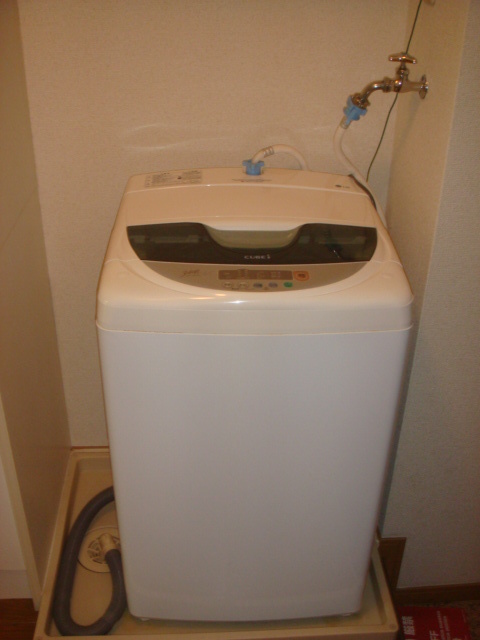 洗面設備　洗濯機付