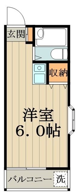 小金井市本町のアパートの間取り