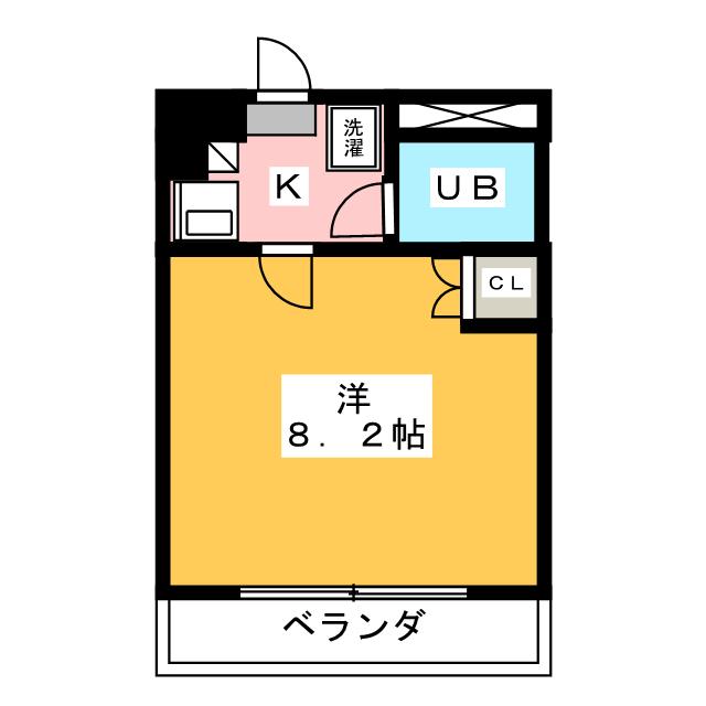 マンション大輝の間取り