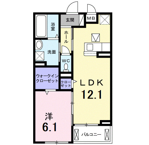 エスコンディーテの間取り